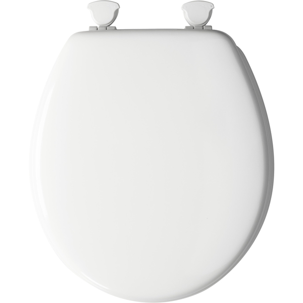 Mayfair TOILET SEAT RND WD WH 44ECA-000